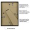 Americanflat Picture Frame - Modern Design, Shatter-Resistant Glass, Dual Sawtooth Hangers, Ideal for Home and Office Decor
